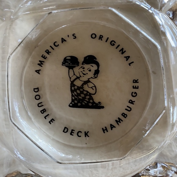 Big Boy Other Vintage Glass Big Boy Ashtray Poshmark
